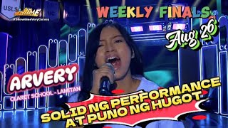 WEEKLY FINALS WINNER NG TAWAG NG TANGHALAN | ARVERY SOLID ANG PERFORMANCE #showtimeonlineu