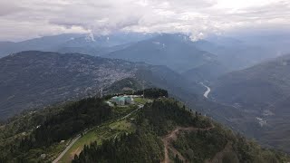 Deolo Hill | Deolo Tourist lodge | Kalimpong town | Aerial view | Kalimpong.