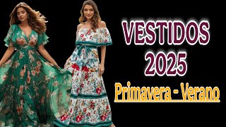 MODA 2025! LOS VESTIDOS MAS HERMOSOS EN TENDENCIA 2025 PARA PRIMAVERA VERANO 🏖🌷