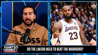 Lakers vs. Warriors, Hoping for a rematch in the play-in? | What’s Wright?