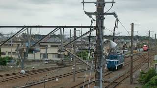 秩父鉄道機関車🚃デキ500形504号機連結🚃💨