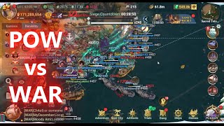 sea of conquest : POW vs WAR PORT 5 another close war !!!