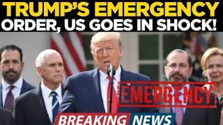 Donald Trump Declares Emergency LIVE | Historic White House Announcement Rocks the Nation! | US News