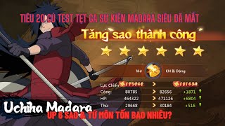 Huyền Thoại Làng Lá - SIÊU PHẨM - Tiêu 20tr quay tẹt ga ninja SSS+ MADARA \u0026 up 6 SAO tốn cỡ nào?