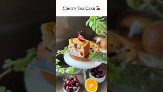 Cherry Tea Cake 🍒 ☕️  🍰 #simpledessertrecipe #cakerecipe #nomaidacake #teacake