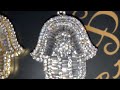 diamond baguette hamsa hand necklace drmd jewelry