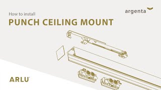 punch ceiling mounted: installation video (English version)