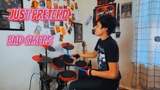 Just Pretend by Bad Omens - Drum Cover by The Black Belt Drummer