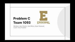 (SCUDEM IX 2024) Problem C - Team 1093