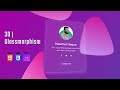 3D Glassmorphism Web Design Using HTML and CSS  | Glass morphism UI Design using Vanilla Tilt.js