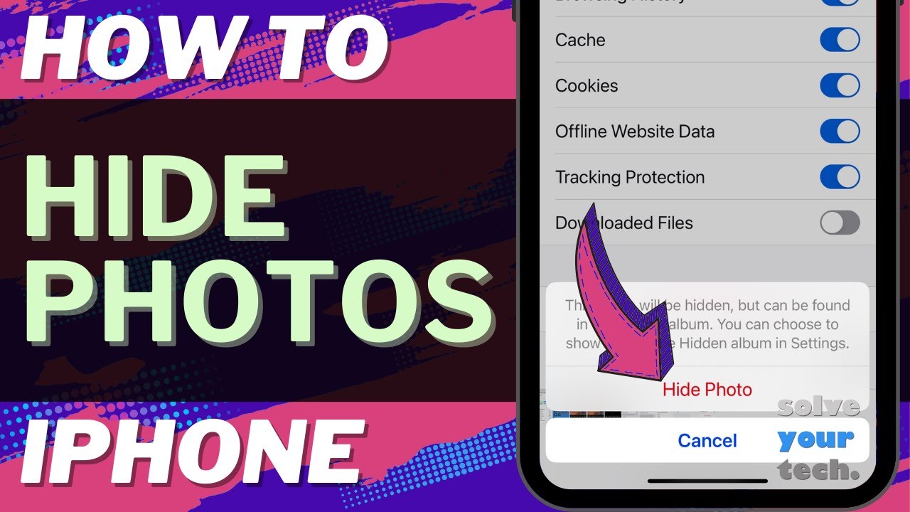 IOS 17: How To Hide Photos On IPhone - YouTube