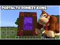 Minecraft PE - How To Make a Portal to the Donkey Kong Dimension Minecraft PE - How To Make a Portal to the Donkey Kong Dimension