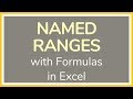 How to Make Named Ranges with Formulas in Excel - Tutorial