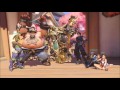 【overwatch】 実際に実戦で使えるラインハルトの小技を使った勝利　【hanamura】