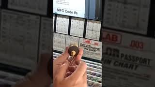 Shimming A Lock Cylinder Open Full video in the description #shorts