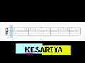 kesariya kesariya rangu guitar tabs brahmastra arijit singh