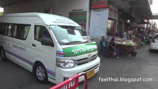 รถคู้อุดรขอนแก่น เพชรทวีแอร์ สถานีบขส. อุดร Udon-KhonKaen minivan