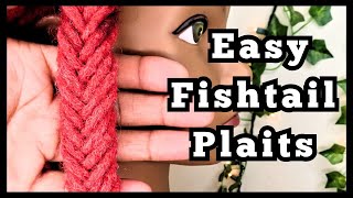 How to do a FISHTAIL PLAIT |Loc Styling Technique | Easy Dreadlock Styles