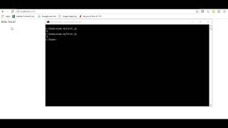 Node Js Tutorial - Hello World