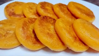 One sweet potato and one apple, without deep frying, soft and sweet when cooked