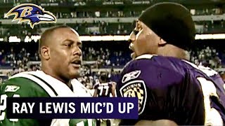 Ray Lewis Mic'd Up vs. Jets ‘Get Off the Field!’ | Baltimore Ravens