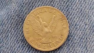 10 PESOS 1987 FROM CHILE