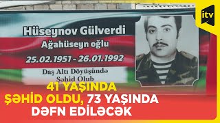 Şəxsiyyəti müəyyən edilən şəhid Gülverdi  Hüseynovun ailə üzvləri İTV xəbərə danışdı