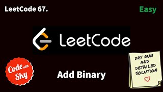 67. Add Binary || Leetcode || C++ || Hindi