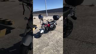 dax125(ST125)にリアキャリアとリアボックス(GIVI B37)をつけるとこんな感じ