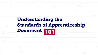The Standards of Apprenticeship Document