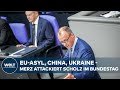 ASYL, CHINA, UKRAINE: CDU-Chef Friedrich Merz kritisiert Kanzler Olaf Scholz für Regierungserklärung