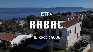 🏡 ISTRA, RABAC – Ekskluzivna vila sa spektakularnim pogledom na more 🌊