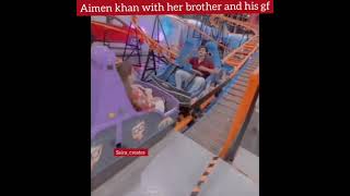 Aiman Khan With Her Brother With Her Sister |Whatsapp Status