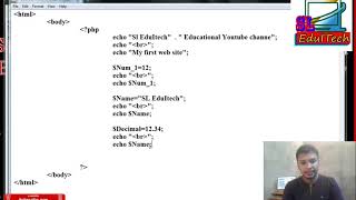 php losson 03 - how to create variables in php/echo key word/sinhala/apache server/ sl eduitech