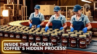 How Nescafe Coffee is Made: Factory Secrets \u0026 Bean to Cup Process