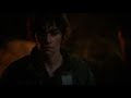 bellamy blake infected the 100 s01e10 sick ill in pain collapsed hurt scene