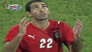 اخر ربع ساعه من مباراة مصر والكاميرون نهائي 2008 | هدف ابو تريكه التاريخي - تعليق عصام الشوالي