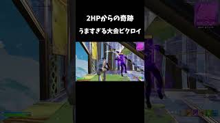 2HPから奇跡のソロ大会ビクロイ【フォートナイト/FORTNITE】