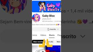 te ajudei @gabybloxtv