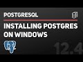 How to set up a Postgres database on your Windows 10 PC