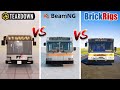 Teardown BUS vs BeamNG BUS vs Brick Rigs BUS