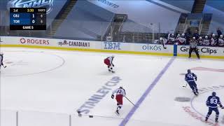 Vladislav Gavrikov Hand Waving The Puck From The Bench