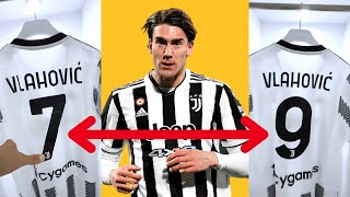 Vlahovic Juventus: cambiano i numeri di maglia, passaggio dalla 7 alla 9... e gli altri giocatori?
