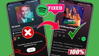 Fix Spotify Mod Apk Not Working (2025) | Fix Spotify Playlist Empty Problem