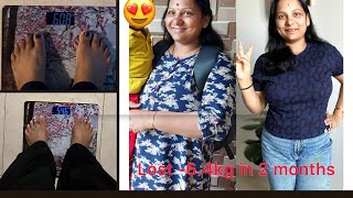 65 ದಿನದ weight loss update| how I loss weight|weightloss journey in Kannada|healthy lifestyle