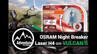 OSRAM Night Breaker Laser H4 - Kawasaki Vulcan S