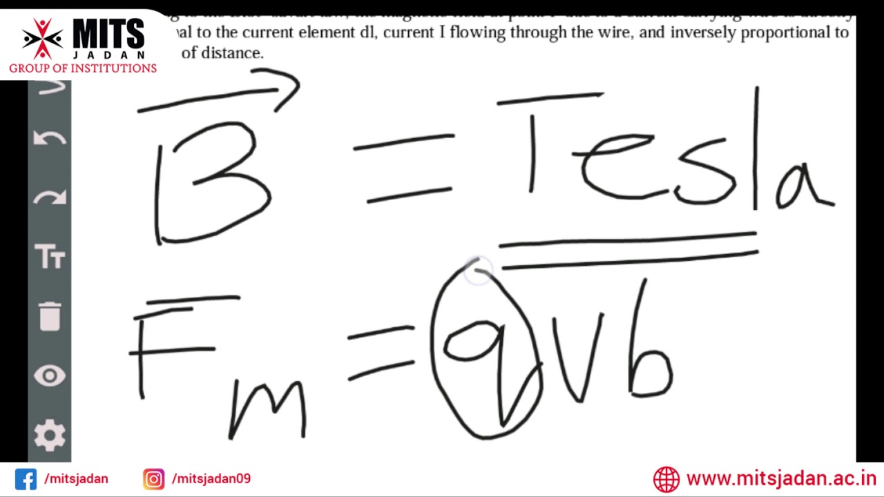 PHYSICS (B.TECH) - Lorentz Force - YouTube