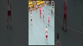 Handball Training - Offensive plans on defense 6:0 part 10