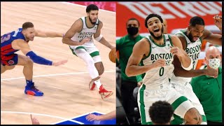 BOTH ENDS! Jayson Tatum Sinks Blake Griffin For Clutch Gamewinner & Stop! Celtics Vs Pistons| FERRO