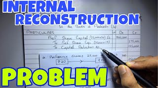 #3 Internal Reconstruction - Problem 1 - By Saheb Academy - BCOM / BBA / CA INTER